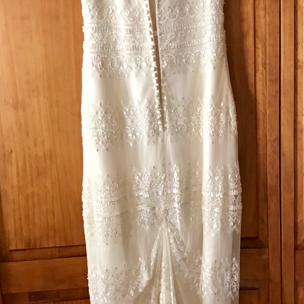 Maggie Sottero spaghetti strap wedding dress - Picture 4 of 7
